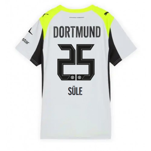 Stroje piłkarskie Borussia Dortmund Niklas Sule #25 Koszulka Wyjazdowej dla damskie 2025-26 Krótki Rękaw